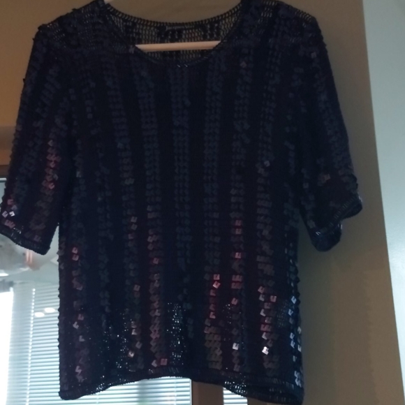 🌿🌿host pick Jacques Vert Sequin Top🌿 - Picture 3 of 8